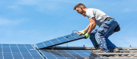installer des panneaux solaires