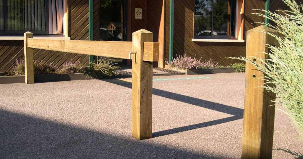 barrières coulissantes en bois